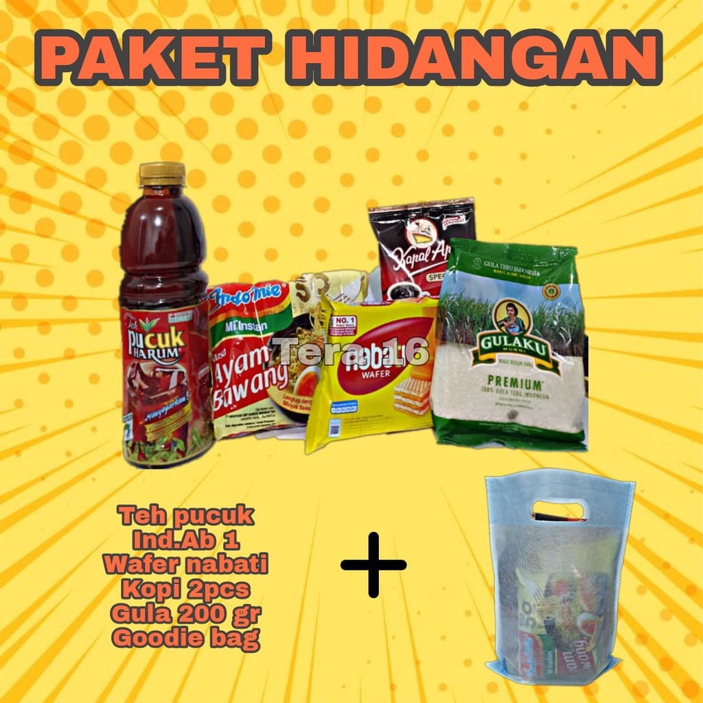 Paket hidangan/paket idangan/paket tahlilan/paket hajatan/paket sembako murah bandung