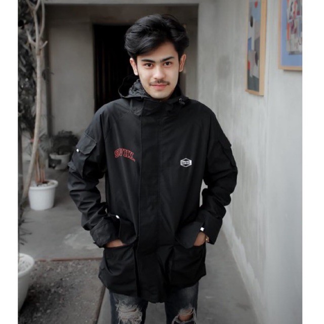 Jaket Parka Salviohexia Jaket Parka Slvhx Jaket Full Hitam Pekat