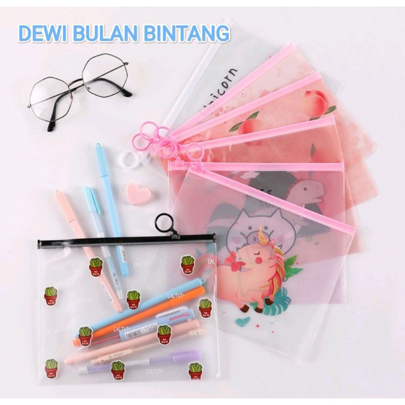 

PROMO TAS MAKE-UP TRANSPARAN MOTIF LUCU / TEMPAT SERBAGUNA