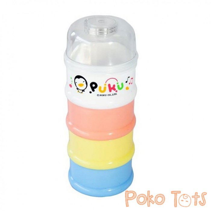 Puku Milk Powder Container 4 Level Tempat Susu Bubuk Wadah Susu 4 Tingkat WHS