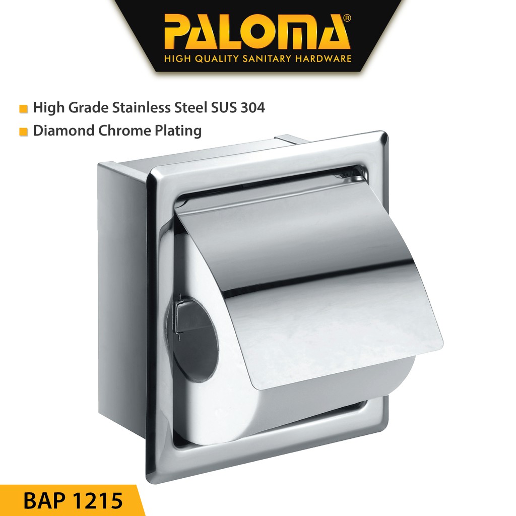 PALOMA BAP 1215 Tempat Tissue Toilet Kotak Tisu Gulung Roll WC Mandi