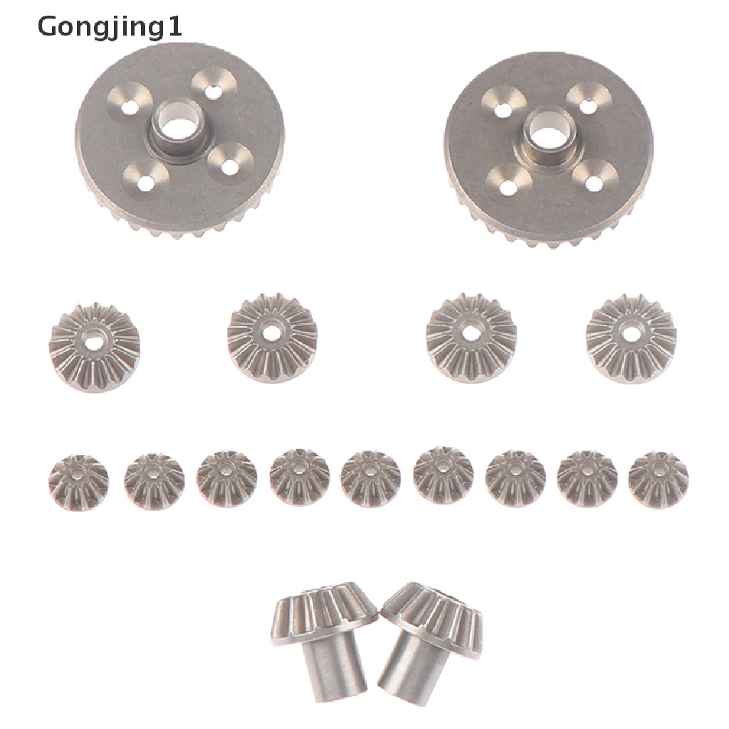 Gongjing1 16pcs / Set Roda Gigi 30t 24t 12t 12t Untuk Mobil Wltoys 12428 12429