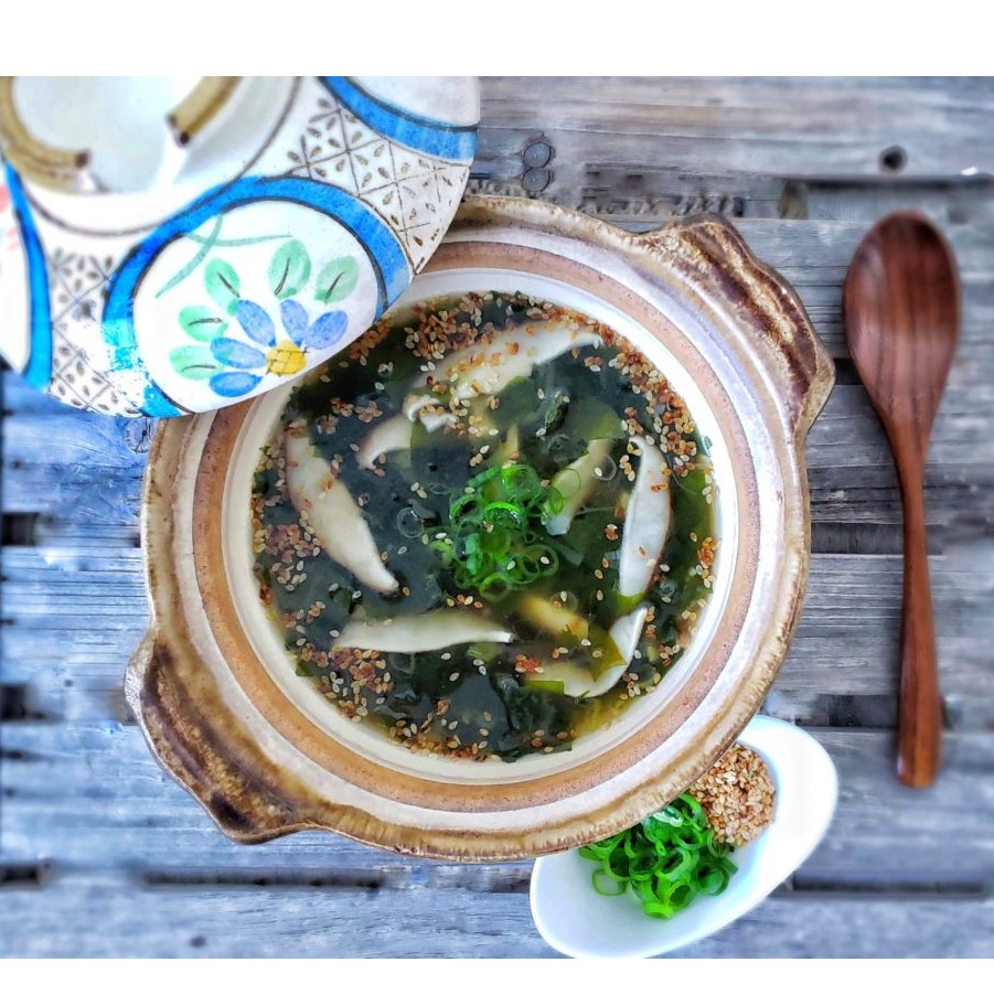 DRY CUT WAKAME 25GR JAPAN SPICE - RUMPUT LAUT KERING - MIYEOK DRIED SEAWEED - SUP MISO SOUP RAMEN