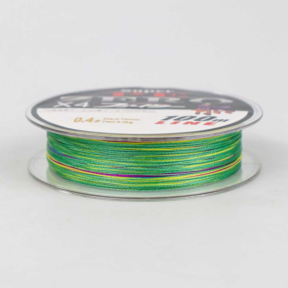 Zero Senar Benang Tali Pancing Super PE 4 Braid Line 100 Meter - X4