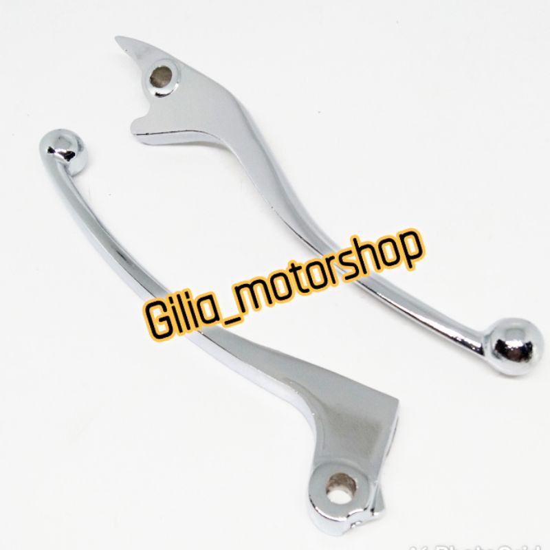 Handle kiri kanan Krom CNC  MP Gl Tiger CBR Sepasang Chrome Edition