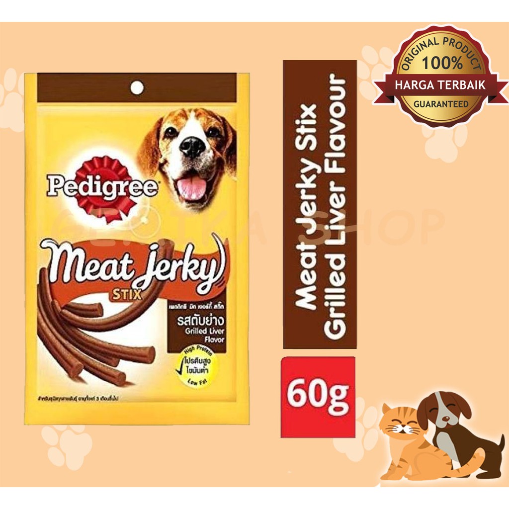 PEDIGREE MEAT JERKY STIX GRILLED LIVER 60gr