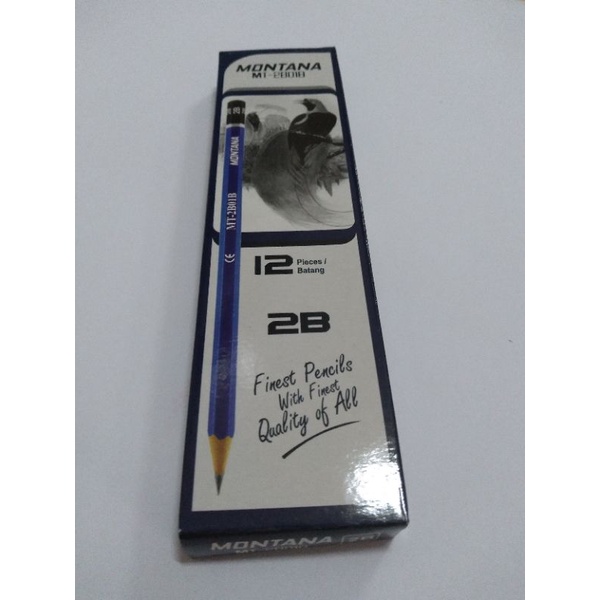 Jual Pensil 2B Montana Biru Per Lusin | Shopee Indonesia