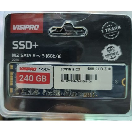 SSD Visipro 120 &amp; 240 GB - M.2 SATA&amp;