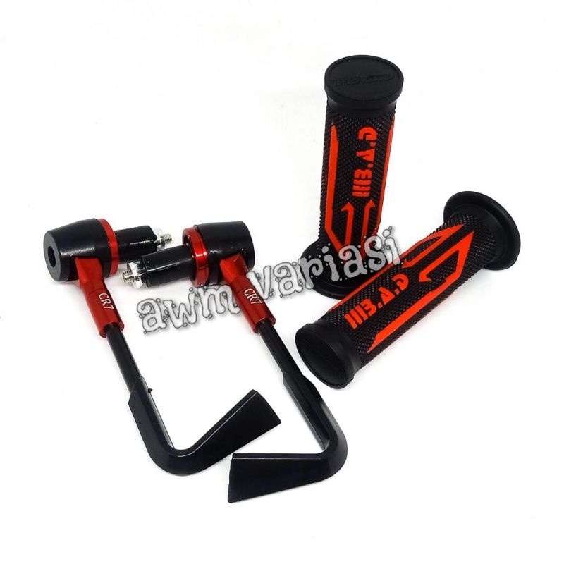 Handgip BAD Panah + Proguard L  Universal Untuk Semua Motor