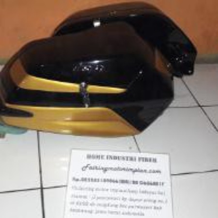 SIDEBOX MODEL SV NMAX HITAM GOLD AKSESORIES BOX MOTOR