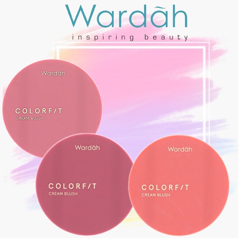 WARDAH COLORFIT CREAM BLUSH ON - BLUSH ON CREAM WARDAH