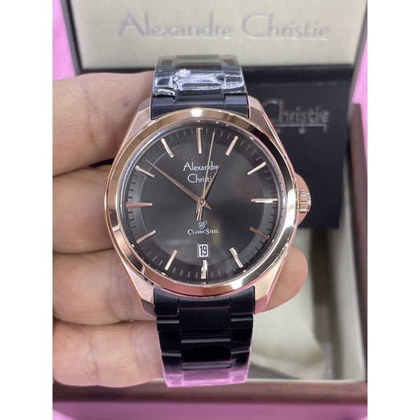 alexandre christie 8654md pria black rosegold