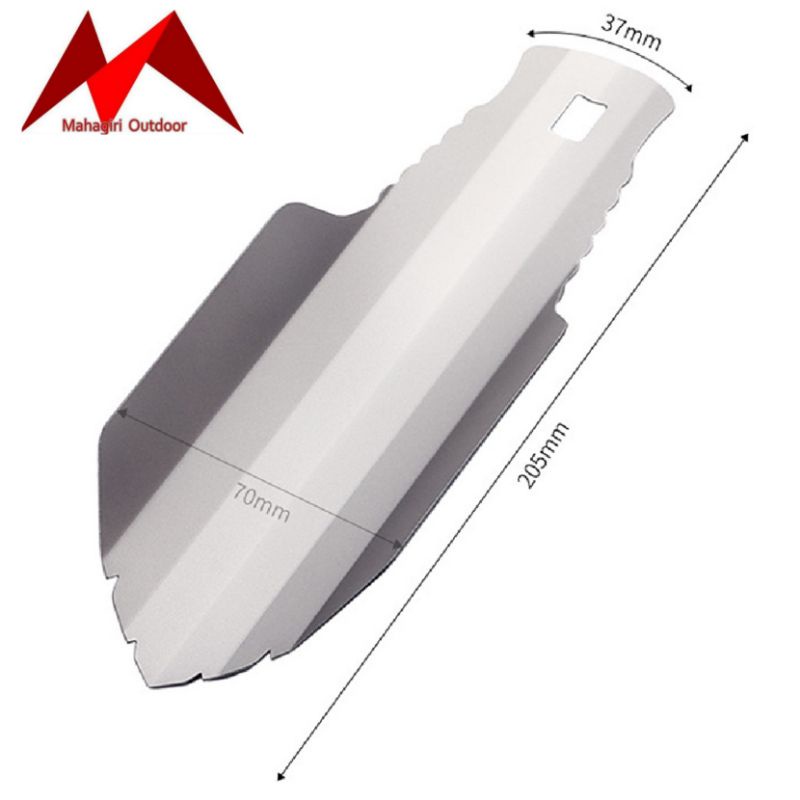 Sekop titanium camping trowel outdoor portable ultralight berkebun