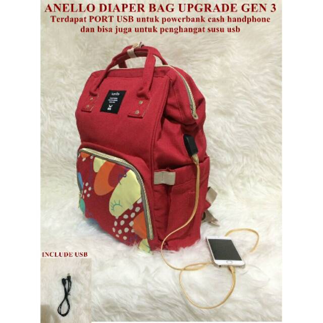TAS ANELLO DIAPER BAG NEW UPGRADE GEN 2 & GEN 3