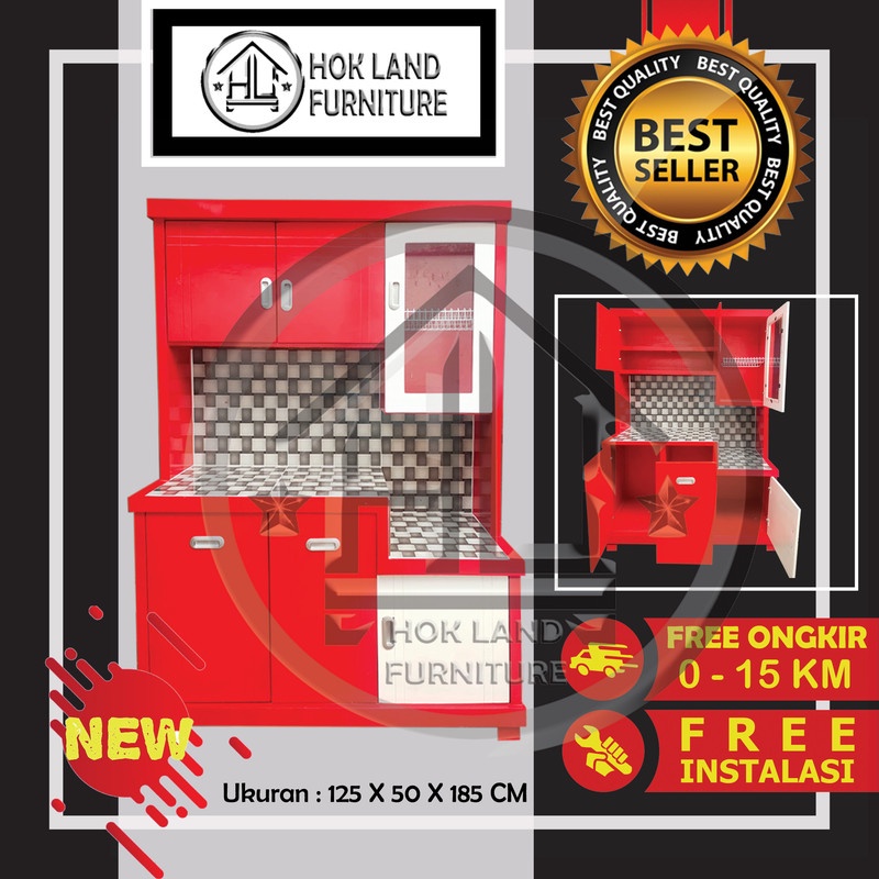 Lemari sayur 3 pintu lemari rak piring dapur minimalis / Lemari Sayur 3Pintu Kayu Multiplek / LS25