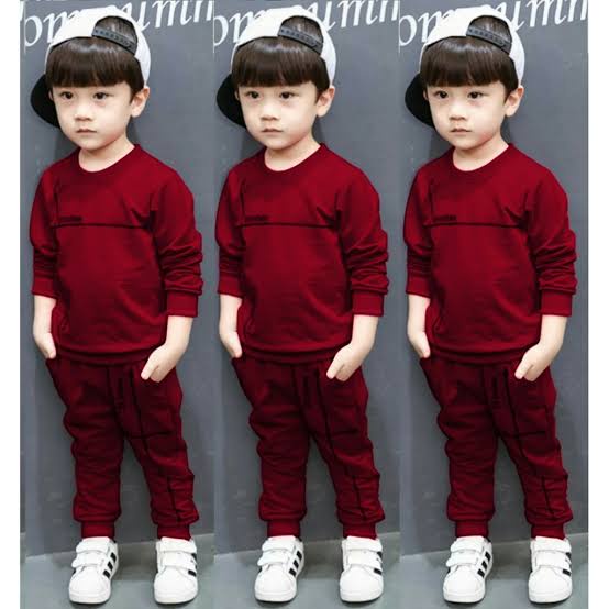 stelan sweater jogger anak 1-9thn