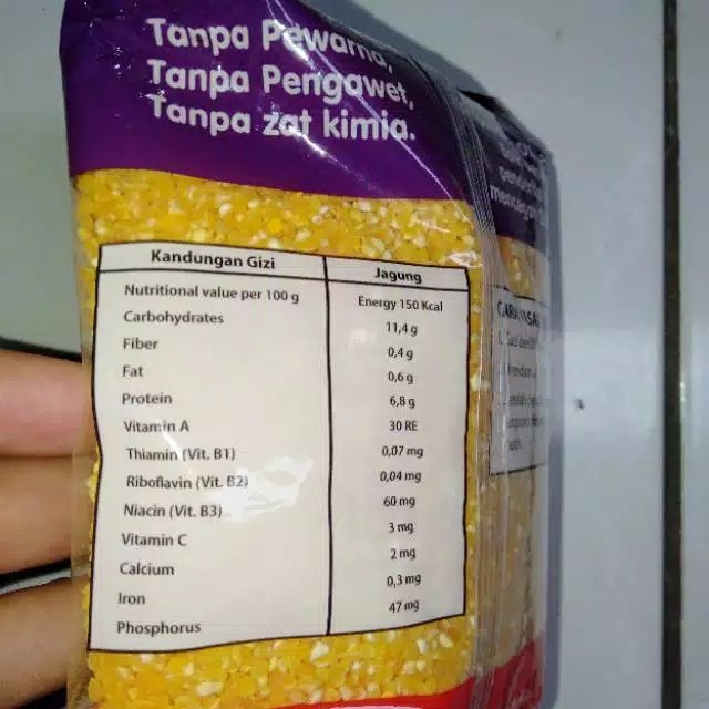 

Ds501Vs Nasi Beras Jagung 500 Gram Dollar Organik Untuk Diet Diabetes Sv012Ss