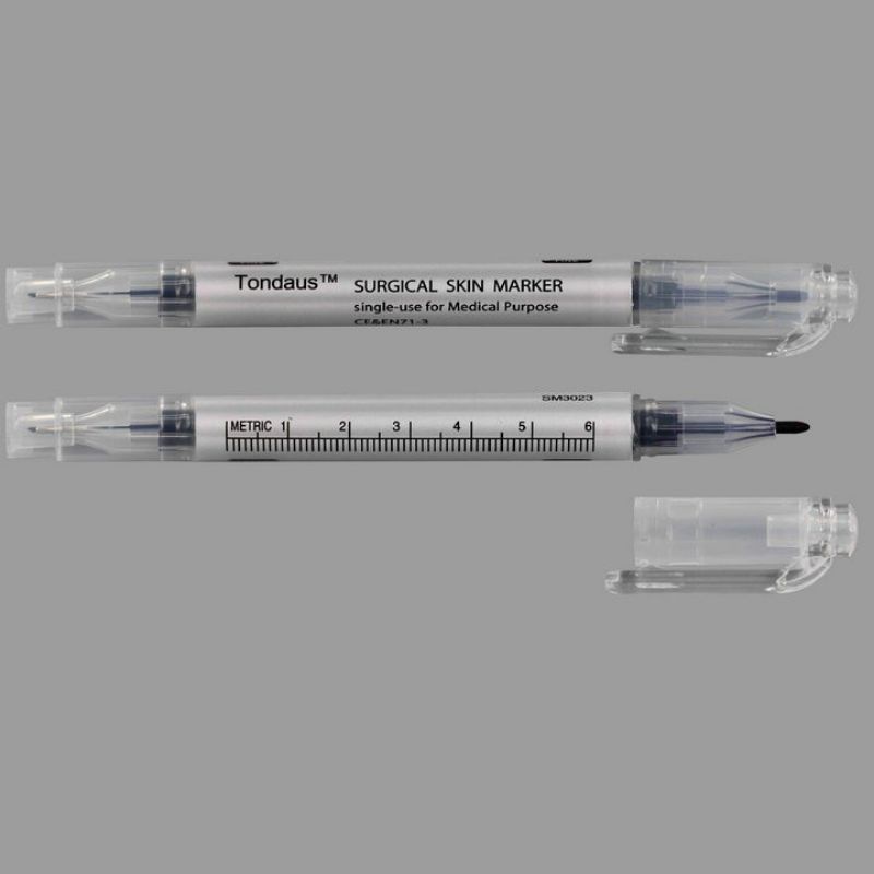 TONDAUS SURGICAL MICROBLADING SKIN MARKER SULAM ALIS ANTI AIR SPIDOL 2 SISI / PEN MARKER / SURGICAL 