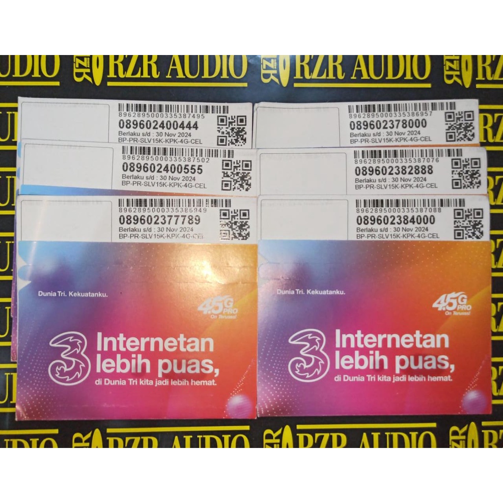 Nomor Cantik Perdana Cantik Tri 3 Three 12 Digit Seri ABAB