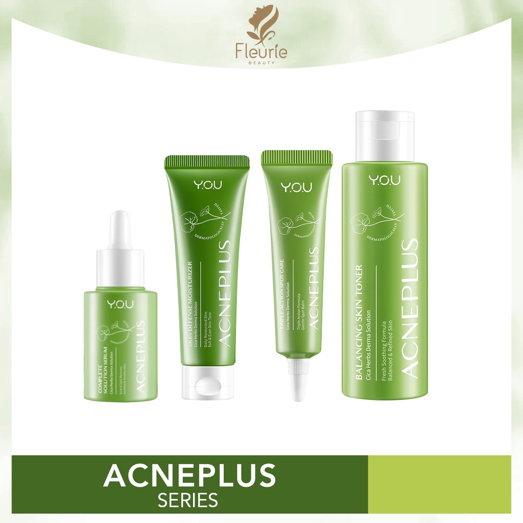 YOU Acneplus Cica Herbs Derma Solution - Moisturizer / Toner / Serum / Spot Care Original BPOM