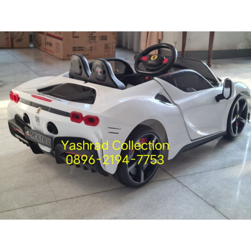 Mainan Anak Mobil Aki Anak PMB 6188 Ferrari Varsa-3