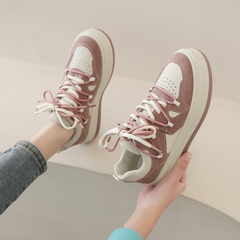 FREE KOTAK Sepatu Kets Wanita Tebal Shoes Perempuan Remaja Dewasa Kekinian Murah Terbaru Sepatu Sneakers Korean Style 039