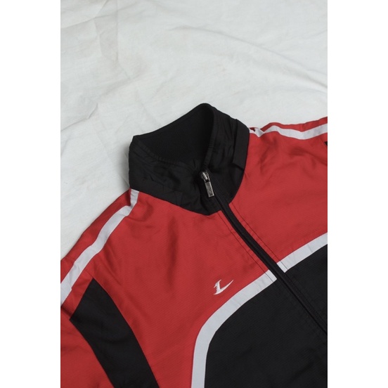 jaket colorblock lecaf second vintage