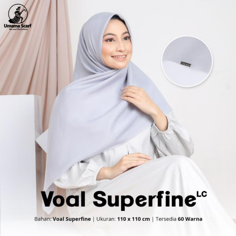 Hijab Voal Superfine Laser Cut By Umama Scarf Berplat Besi