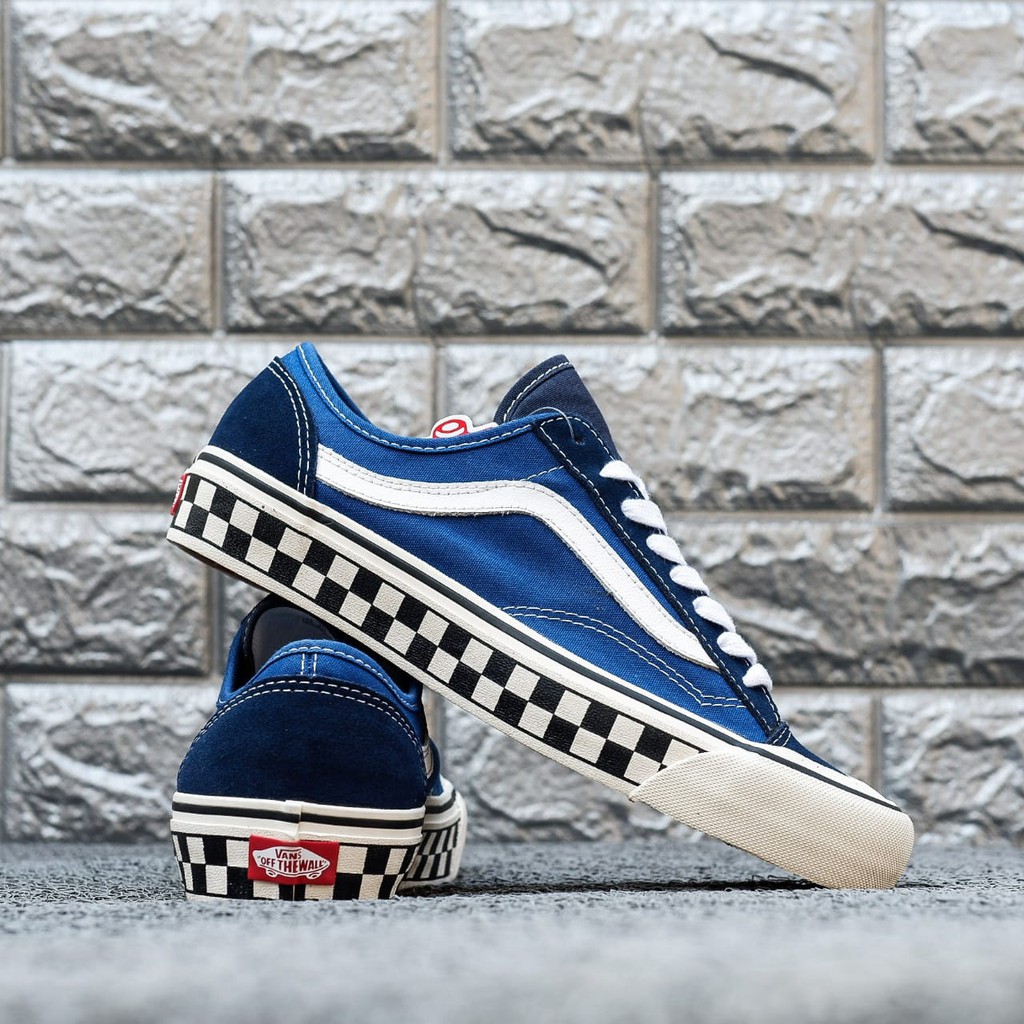 [BNIB] BEST SELLLER !!! TERMURAH  VANS STYLE 36 DECON SF CHECK TRUE BLUE-6