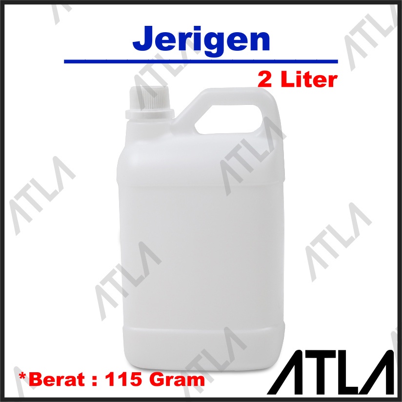 Jerigen Plastik 2L Botol Derigen Air Labor Pupuk Jerry Can 2 L Liter