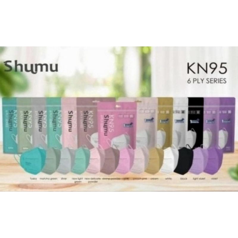 Masker KN95 Shumu 6ply Earloop