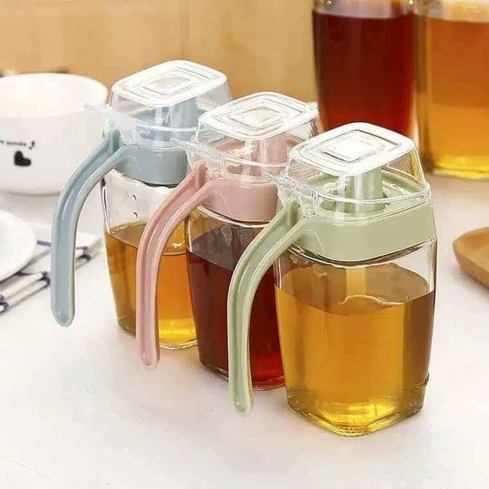 BOTOL MINYAK GORENG BAHAN KACA TEBAL 500ml - OIL POT - BOTOL SERBAGUNA