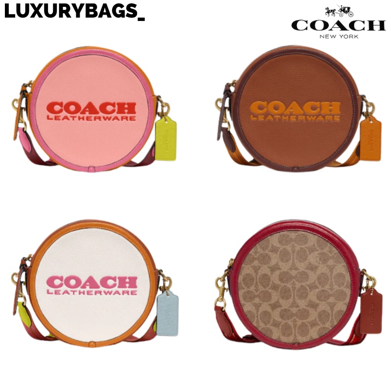 Coach Kia Circle Bag In Colorblock CA098 C6998