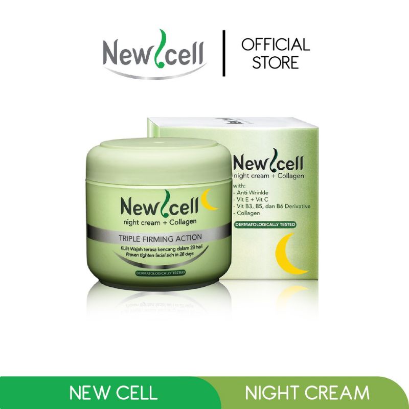 Purbasari New Cell Triple Firming Action Night Cream 35GR