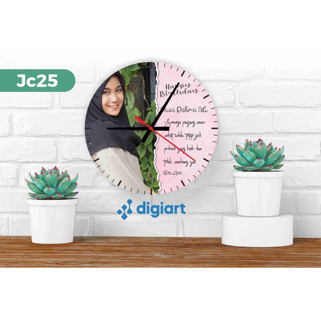 JAM DINDING CUSTOM FOTO PERNIKAHAN, JAM DINDING CUSTOM FOTO WISUDA, JAM DINDING CUSTOM FOTO ULANG TA