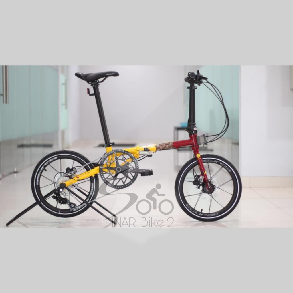 Sepeda Lipat Element Troy X 10 Edisi Bike To Work Batik