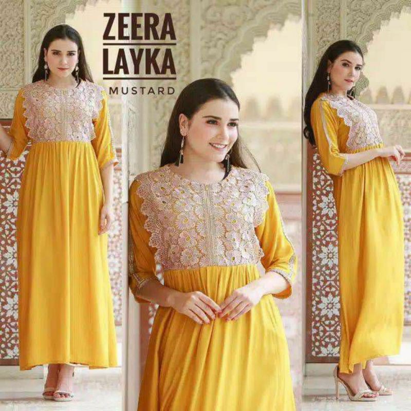Daster renda arab by ZEERA LAYKA