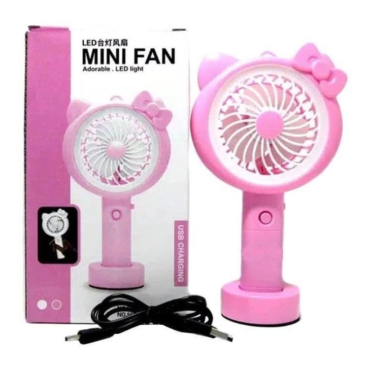 Kipas Mini Karakter / Mini Fan USB LED / Kipas Vanstar / KIPAS helo kitty / Kipas Doraemon