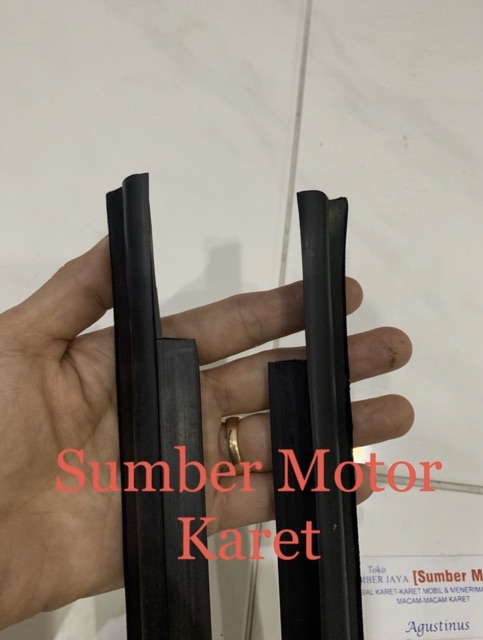 Karet Pelipit Kaca Hardtop Standar Luar dan Dalam Biasa