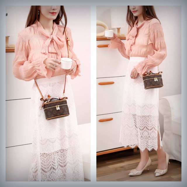 T2B PLATINUM Tas SELEMPANG WANITA LV Nice Mini Toiletry Pouch Monogram Canvas 66820