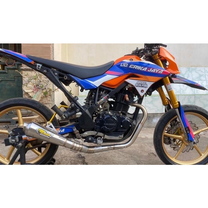 Knalpot KLX Kolong Spek 180cc 200cc 250cc Fanterra Racing Exhaust