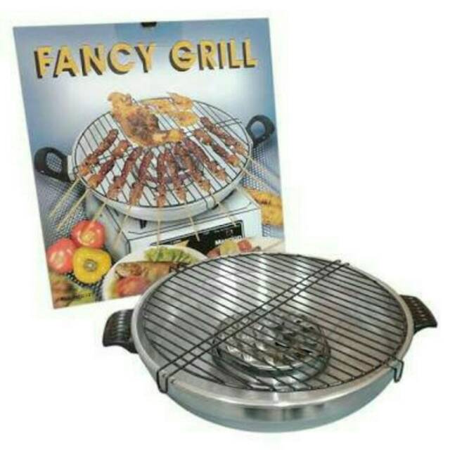 Fancy Grill Bakaran Ayam Sate Alat pemanggang Bisa Berputar Maspion