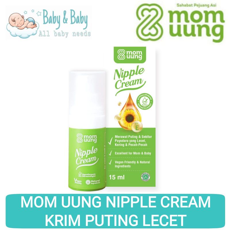 MOM UUNG Nipple Cream Krim Puting Lecet 15ml