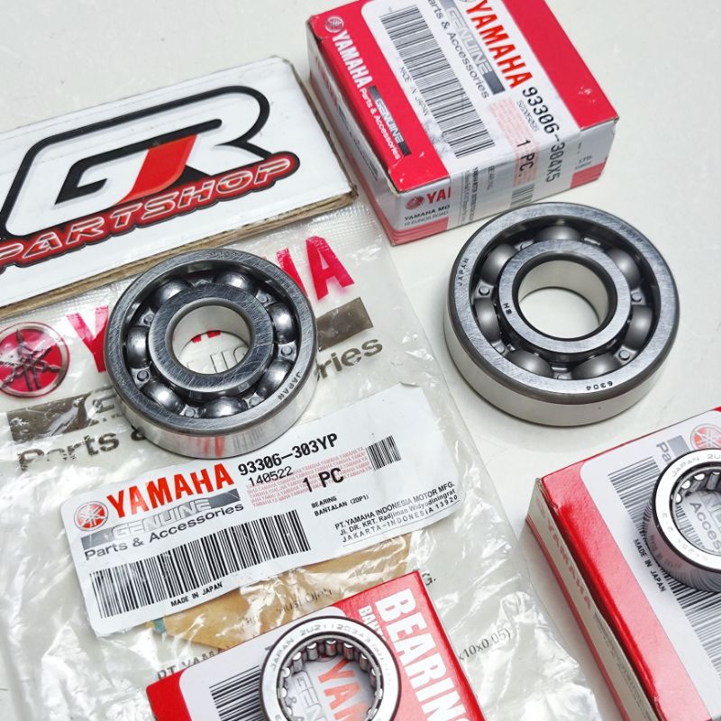 bearing set rasio japan rx king ori ygp rxking rx-king klaher laher lahar bering gear ratio gir original yamaha