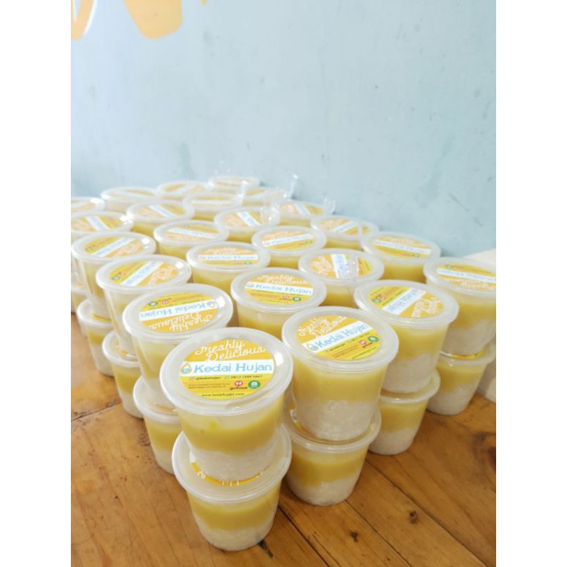 

(Minimal 50 cup) Ketan duren lumer / tandur / ketan durian /