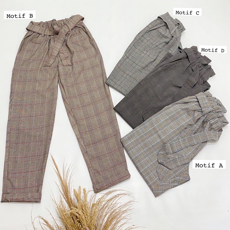 Ribbon Woll pants
