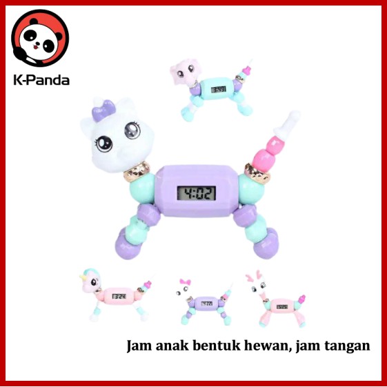 Jam Tangan Anak Murah Robot Superhero Karakter Lucu Murah Kartun Hewan Serbaguna Elf