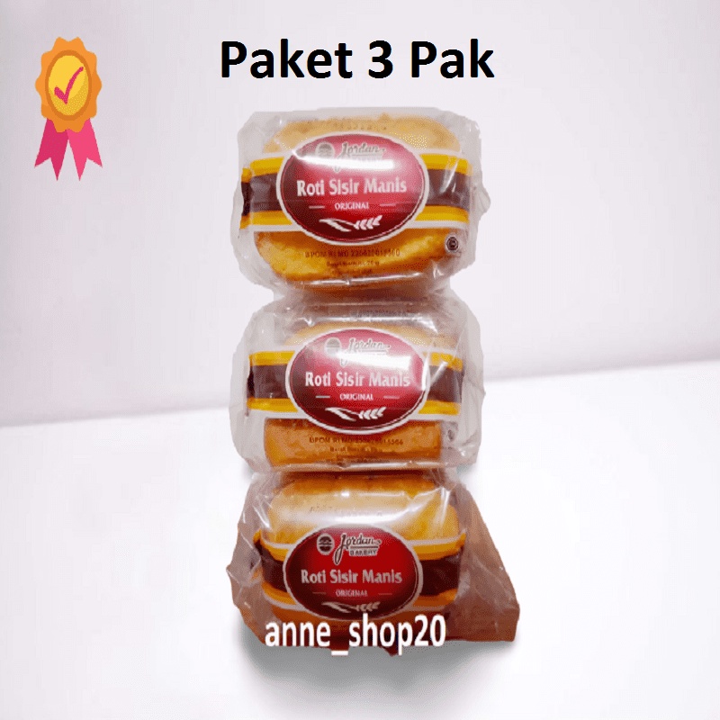 

Roti Sisir Manis (PAKET 3 PAK) Paking Dus Exp 02-04-25