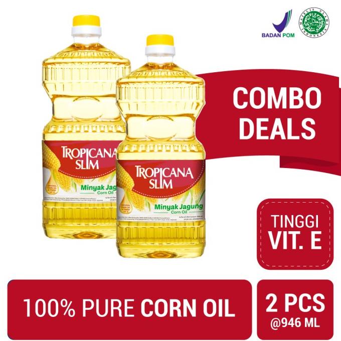 

BISA BAYAR DITEMPAT Twin Pack: Tropicana Slim Minyak Jagung 946ml (Botol) PALING LAKU
