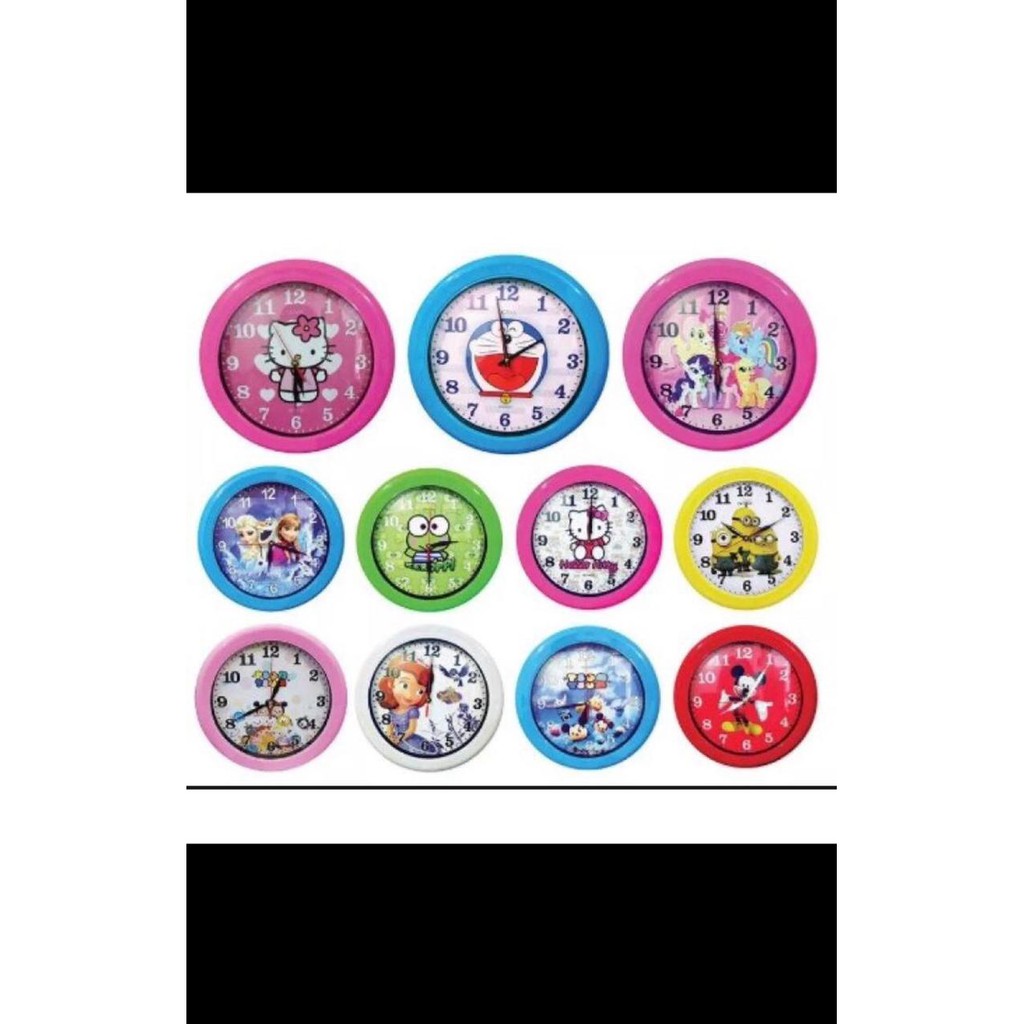 JAM DINDING KALIGRAFI / jam dinding karakter / jam dinding doraemon /jam dinding murah /jam dinding